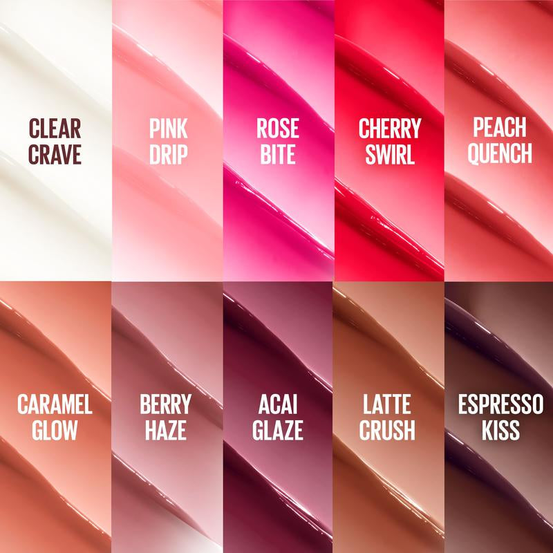 Lifter Glaze Oil Balm with Hyaluronic Acid and Hydrating Oil Blend, Lip Balm with 24Hrs of Smooth, Buildable Color, Moisturizing Shine, Maybelline