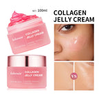 Moisturizing Collagen Jelly Cream Niacinamide Hydrolyzed Collagen Tightening Soothing Firmness Hydration Skincare