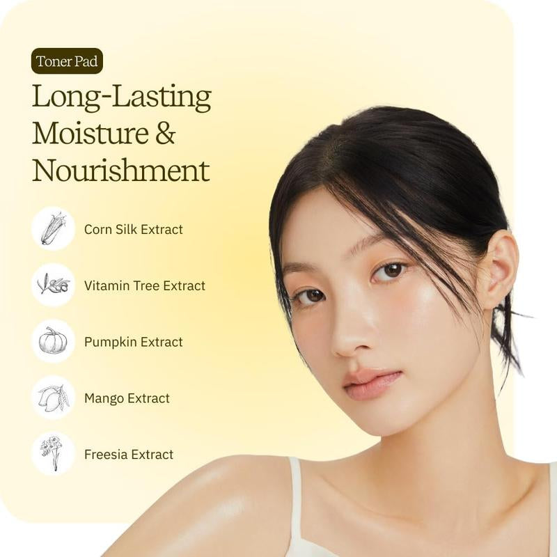 Manuka Honey Ceramide Toner Pads (70PCS) – Deep Hydration, Skin Barrier Repair & Pore Smoothing