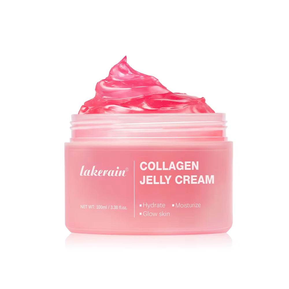 Moisturizing Collagen Jelly Cream Niacinamide Hydrolyzed Collagen Tightening Soothing Firmness Hydration Skincare
