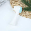 Soft Silicone Facial Cleansing Brush - Dual-Sided Brush Bristles Exfoliatorremove Black Pores Deep Pore-Cleaning Face Wash Brush