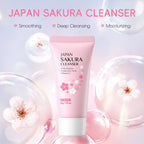 Revitalize Your Skin with Laikou Sakura Facial Cleanser - Deep Cleansing, Oil Control & Brightening Face Wash for All Skin Types - 50g