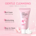 Revitalize Your Skin with Laikou Sakura Facial Cleanser - Deep Cleansing, Oil Control & Brightening Face Wash for All Skin Types - 50g