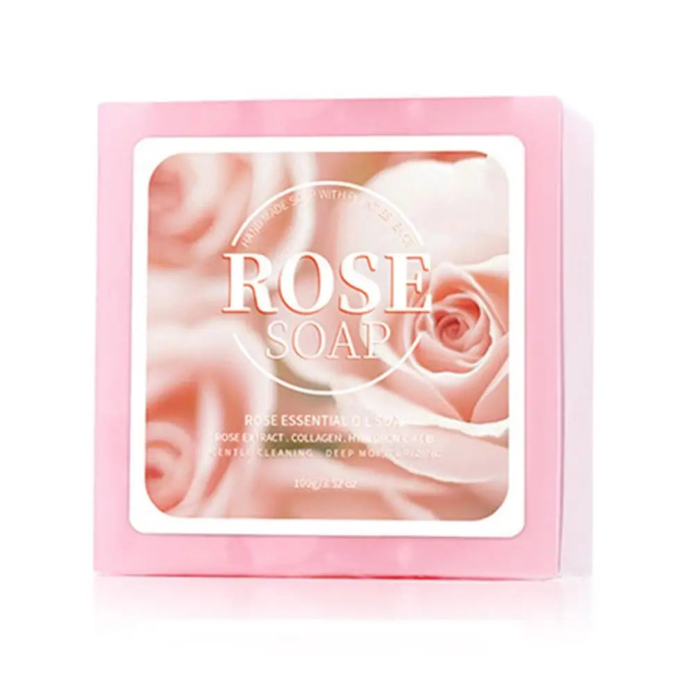 Experience Radiant Skin with Our Handmade Turmeric Rose Cleansing Soap - Natural Essential Oil Formula for Women