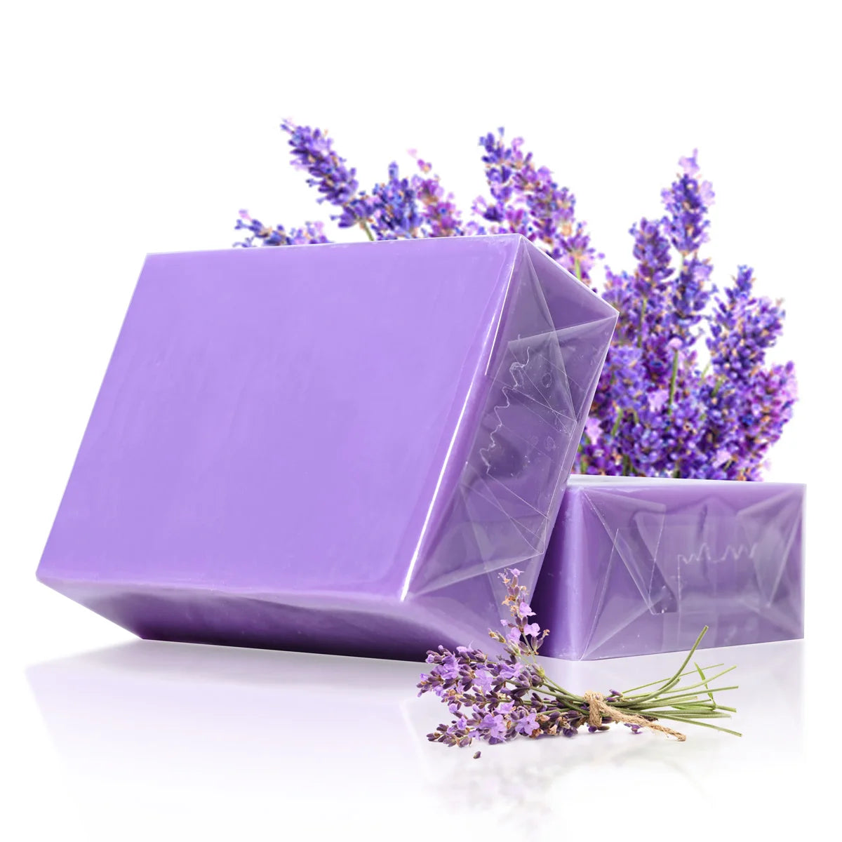 Indulge in Luxury with Our Natural Organic Lavender Essential Oil Handmade Soap - Perfect for Cleansing, Refreshing, and Oil Control!