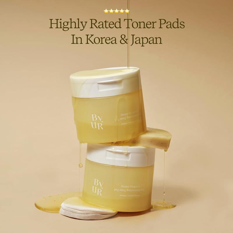 Manuka Honey Ceramide Toner Pads (70PCS) – Deep Hydration, Skin Barrier Repair & Pore Smoothing