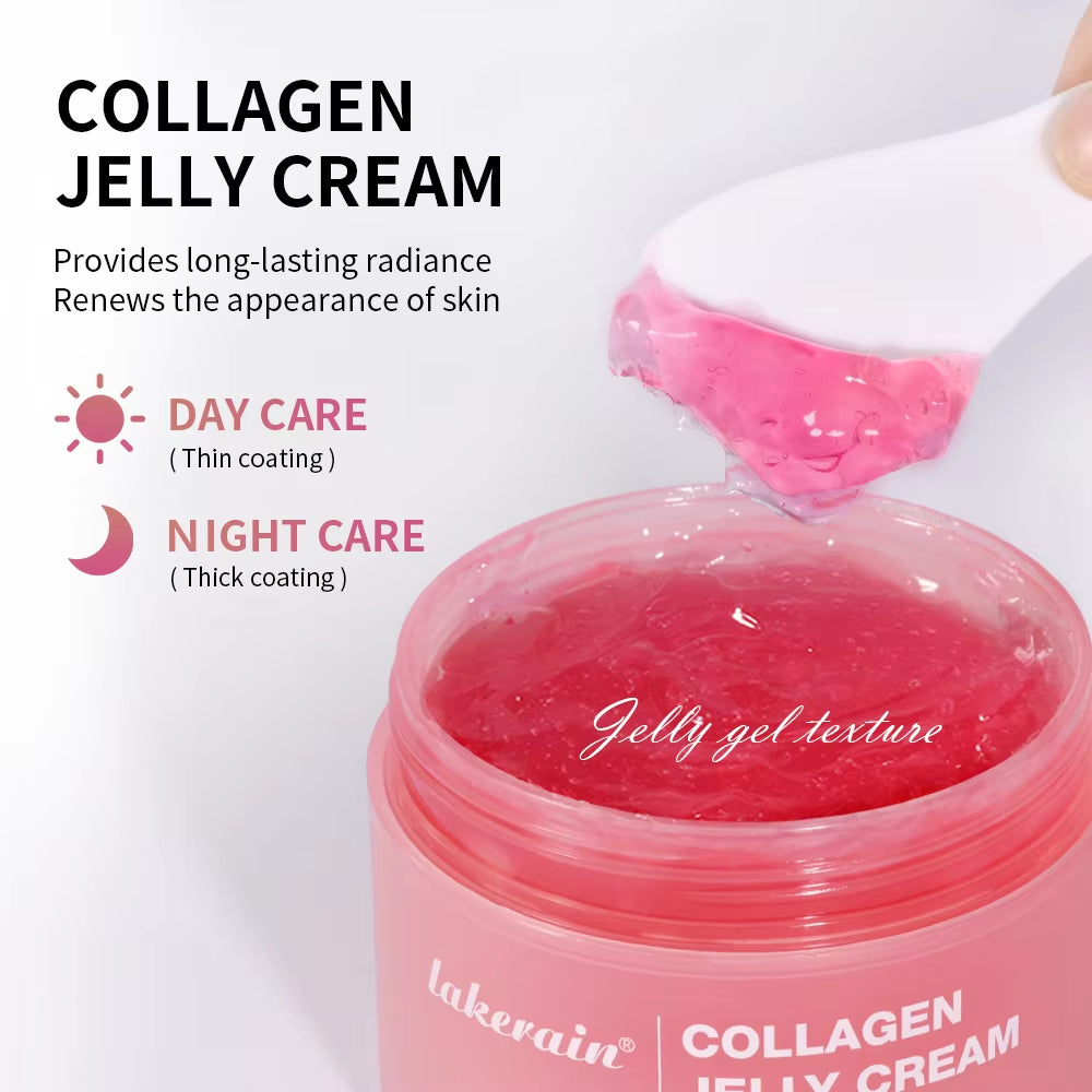 Moisturizing Collagen Jelly Cream Niacinamide Hydrolyzed Collagen Tightening Soothing Firmness Hydration Skincare