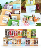 Handmade Natural Goat Milk Silk Wormwood Soap with Aloe Ginseng Ginger Papaya Strawberry Lemon - Facial & Bath Natural Soap