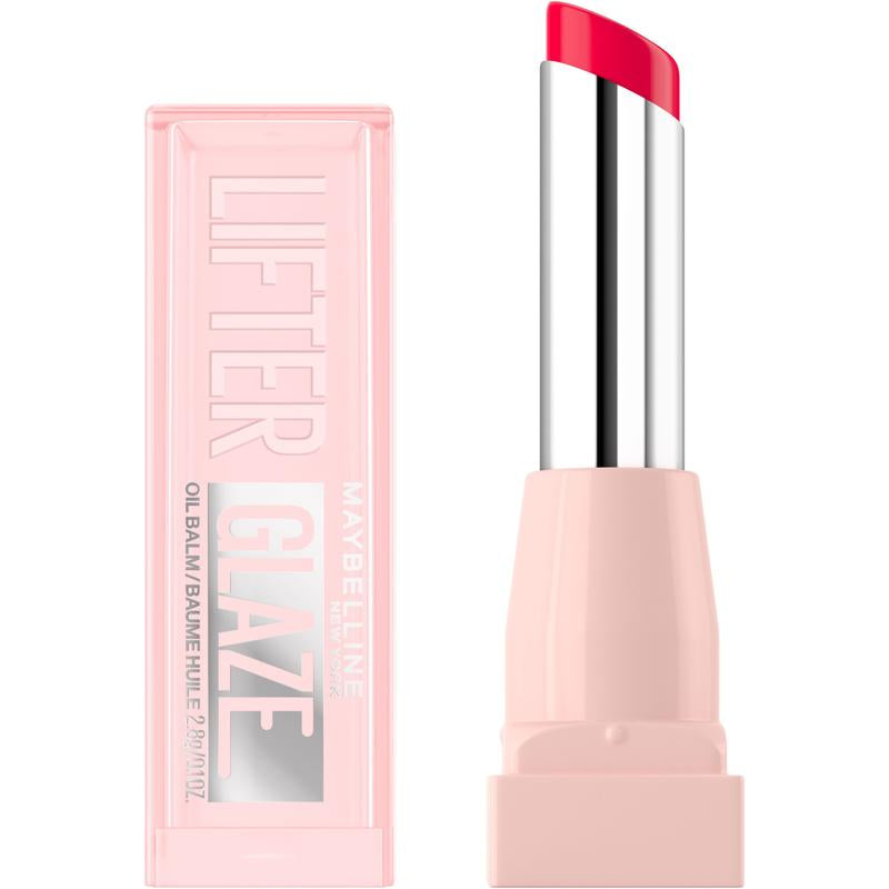 Lifter Glaze Oil Balm with Hyaluronic Acid and Hydrating Oil Blend, Lip Balm with 24Hrs of Smooth, Buildable Color, Moisturizing Shine, Maybelline